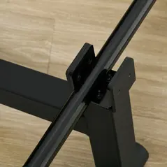 SPORTNOW Deadlift Barbell Jack with Non-Slip Handle, for Weight Training - Black - 8