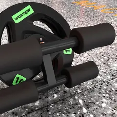 SPORTNOW Tib Bar with 2 x 10kg Olympic Weight Plates, Tibialis Trainer Calf Raise Machine for Shin Splints and Knee Pain Relief, for Home, Gym, Lifting and Strength Training - 8