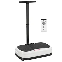 SPORTNOW Vibration Plate, with Adjustable/Removable Handle, Preset Modes, 50 Speeds - 1