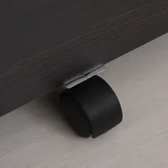 Vinsetto 2-Drawer Locking Office Filing Cabinet w/ 5 Wheels Rolling Storage Hanging A4 Cupboard Home Organisation Black Wood Grain - 9