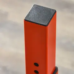 SPORTNOW Bulgarian Split Squat Stand, 12-Level Adjustable Single Leg Squat Machine with Foam Roller and Anti-Slip Pads for Lower Body Strength Training, Red - 9