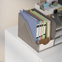 Vinsetto 3-Drawer Vertical Filing Cabinet with Pencil Tray, Lock and 5 Wheels, Steel Mobile File Cabinet, for A4, Legal and Letter Size, Pre-Assembled Body, White - 9