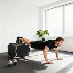 SPORTNOW Non-Slip Plyo Box, Corner-free Wooden Jump Box, 31 x 36 x 41 cm - 9