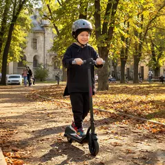 SPORTNOW Electric Scooter for Kids, with LED Display, Green - 9