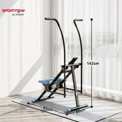 SPORTNOW Stair Stepper for Home Gym Exercise, Vertical Climber Machine with LCD Monitor & Adjustable Pedals for Workout - 3