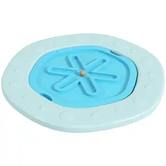 ZONEKIZ Two-In-One Balance Board, Kids Wobble Board with Ball - Blue - 1