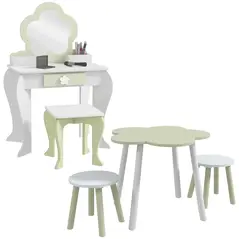 ZONEKIZ 5 PCs Kids Furniture Set Flower Design for 3-5 Years - 1