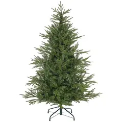 HOMCOM 5ft Bushy and Bare Artificial Christmas Tree - Green - 1