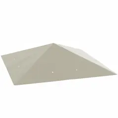 Outsunny 3 x 3(m) Gazebo Canopy Replacement, for 01-0867 - Light Grey - 1