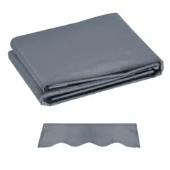 Outsunny Awning Replacement Canopy, Water Resistant UPF 50+ Sun Shade Cover for 3 x 2.5 m Garden Awning (Fabric Only), Grey - 1