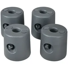 Outsunny HDPE Tent Weights Set of 4, Canopy Weights, Fill with Water or Sand, 48KG - 1
