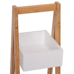 HOMCOM 3 Tier Bathroom Shower Caddy Freestanding Rack Storage Unit Shelf Organiser - 5