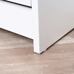 HOMCOM Narrow Shoe Cabinet with 3 Flip Doors, 14-18 Pairs Shoe Cupboard with Open Shelf for Slim Hallway and Entryway, 24 x 60 x 132 cm, White - 9