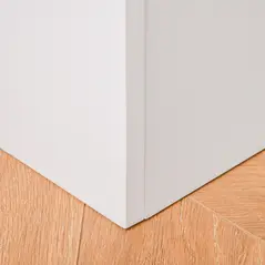 HOMCOM Wooden Kids Toy Box Children Storage Chest Organiser Book Slot Safety Hinge Playroom Furniture White - 9
