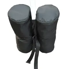 Outsunny 15 kg Heavy Duty Gazebo Weight Sand Bags, 4 pcs Leg Weights Marquee Tent Canopy Base for Trampoline Pop Up Gazebo Tent Parasols - 9