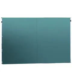 Outsunny 3 Meters Gazebo Replaceable Exchangeable Side Panel Wall Panels Walls With Window, Dark Green - 9