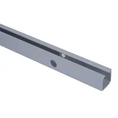 HOMCOM 6.5FT/2000mm Modern Sliding Barn Door Closet Hardware Track Kit Aluminium Track System Unit For Single Wooden Door - 9
