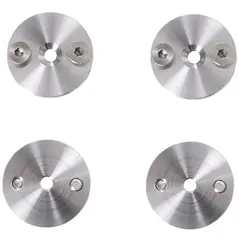 HOMCOM Wooden Sliding Door Kit Stainless Steel Smooth Operation Hardware Track Kit System Unit For Single Door 2000mm - 6