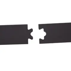 HOMCOM 6ft Modern Single Sliding Barn Door Track Kit Set Closet Hardware for Single Wooden Door - 9