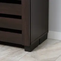 HOMCOM 15 Shoe Storage Cabinet - Wood-Effect - 9