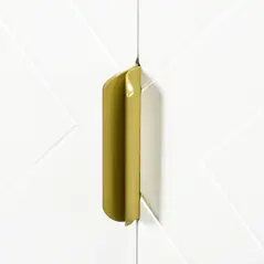 kleankin Bathroom Mirror Cabinet Under Sink Storage Cabinet Basin Cupboard with 2 Doors and Gold Steel Legs - 7