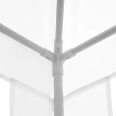 Outsunny 2.7m x 2.7m Garden Gazebo Marquee Party Tent Wedding Canopy Outdoor, White - 8