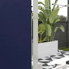 Outsunny Set of Two 195 x 295cm Replacement Gazebo Side Walls - Blue - 9