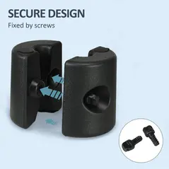 Outsunny HDPE Tent Weights Set of 4, Canopy Weights, Fill with Water or Sand, 48KG - 6