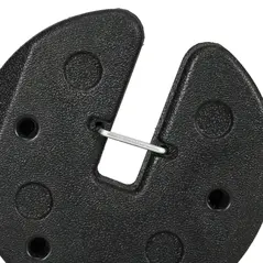 Outsunny Total 12KG Gazebo Weights Set of 4, Weights for Gazebo Legs with Reinforce Pins and Carry Belt, for Canopies Tents - 8