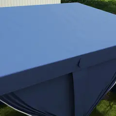 Outsunny 3 x 6m Pop-Up Gazebo, with Curtain Walls and Windows - Blue - 8