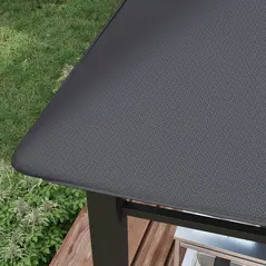 Outsunny 3x3(m) Outdoor Gazebo Garden Gazebo Pavilion Sunshade Canopy Tent with Steel Frame, Grey - 8