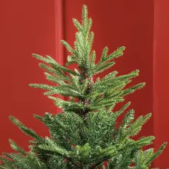 HOMCOM 5ft Bushy and Bare Artificial Christmas Tree - Green - 8