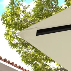 Outsunny 3 x 3(m) Gazebo Canopy Replacement, for 01-0867 - Cream - 8
