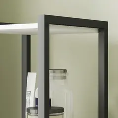 HOMCOM Tall Bathroom Cabinet with 3 Shelves, Slim Storage Cabinet with Adjustable Shelf, Narrow Tallboy Cupboard, Bathroom Storage Unit for Kitchen, Living Room, Hallway, 30 x 30 x 170 cm - 9