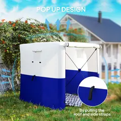 Outsunny 2 x 2m Pop-Up Gazebo, with Accessories - Dark Blue - 4