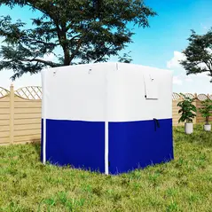 Outsunny 2 x 2m Pop-Up Gazebo, with Accessories - Dark Blue - 8