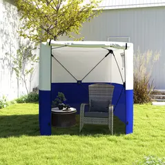 Outsunny 2 x 2m Pop-Up Gazebo, with Accessories - Dark Blue - 9