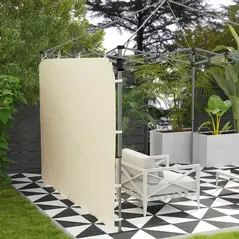 Outsunny 195 x 295cm Replacement Gazebo Sidewall - Beige - 8
