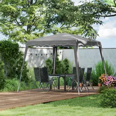 Outsunny 2.5 x 2.5M Pop up Garden Tent - Grey - 9
