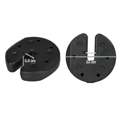 Outsunny Gazebo Weights Set of 8, 24KG Weights for Gazebo Legs with Reinforce Pins and Carry Belt, for Gazebos Shelters Marquees Tents - 3