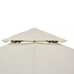 Outsunny 3 x 3 m Replacement Gazebo Canopy - Cream White - 8