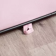 PawHut Fabric Pet Whelping Box Dog Cat Puppy Playpen Rabbit Guinea Pig Play Pen in Pink With Carry Bag Small Dia 90 x 41Hcm - 8