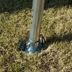 Outsunny 8m x 4m Garden Gazebo Marquee Wedding Shelter Level 4 Wind Protection, White - 9