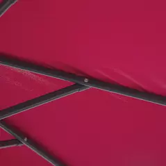 Outsunny 3m Water Resistant Terylene Hanging Parasol Wine Red - 9