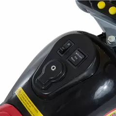 HOMCOM Kids Ride On Toy Car Motorbike Electric Scooter 6V Battery Operated Toy Trike-Black - 9