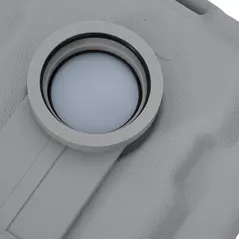 Outsunny Portable Camping Toilet,  20L Flushable Porta Potty with 2 Detachable Tanks and Double Seal Valve for Travel Fishing Festival Campsite - 8