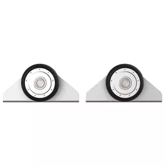 HOMCOM 6FT Modern Sliding Barn Door Closet Hardware Track Kit Track System Unit for Single Wooden Door - 6