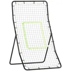 HOMCOM Rebounder Net Playback Game Spot Target Ball Rebounders Training Equipment Play Teaching - 1