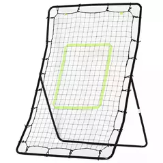 HOMCOM Rebounder Net Playback Game Spot Target Ball Rebounders Training Equipment Play Teaching - 1