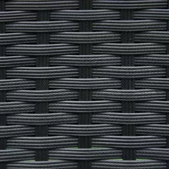 Outsunny 3 Pieces Rattan Bistro Set, Wicker Garden Furniture Set with 2-Tier Coffee Table and Chairs, Cushions, for Outdoor Patio Balcony, Black - 8